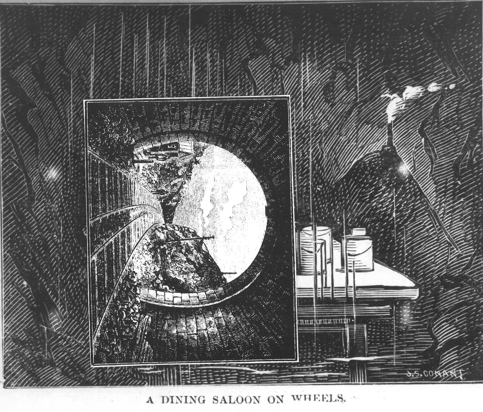 Saloon on wheels